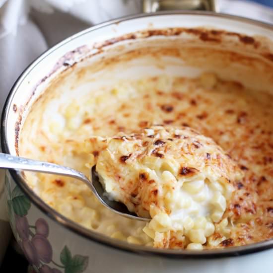 Creamed Corn au Gratin