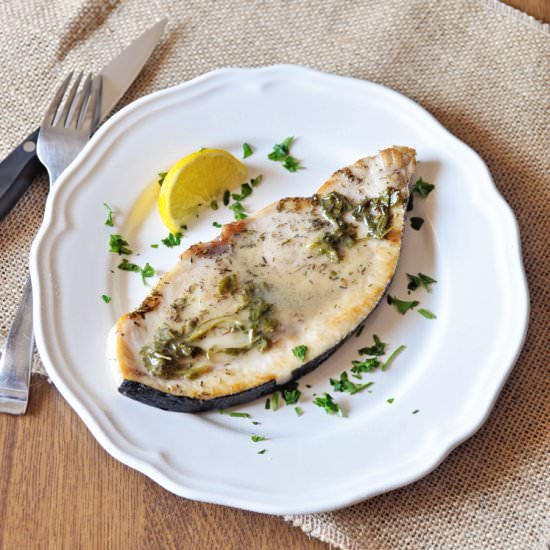 Pan Seared Swordfish Steaks