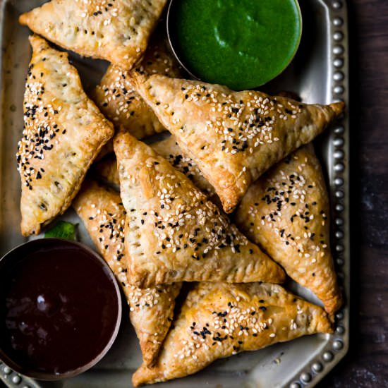 Paneer and Peas Triangles