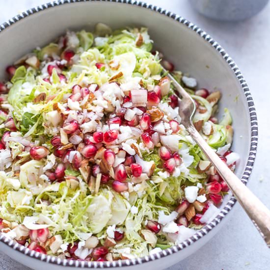 SHAVED BRUSSEL SPROUTS SALAD