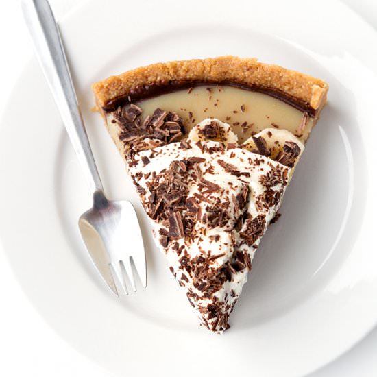 No Bake Banoffee Pie