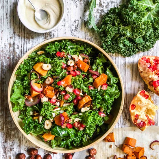 Kale & Pumpkin Salad