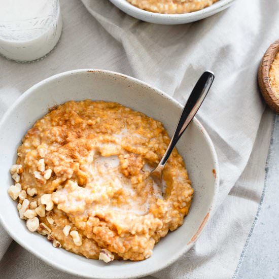 Sweet Potato Steel Cut Oats