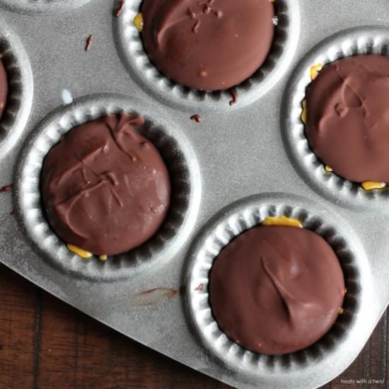 Chocolate Pumpkin Butter Cups