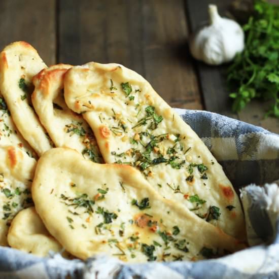 Garlic Cilantro Naan