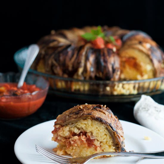 Vegetarian Rice Timbale