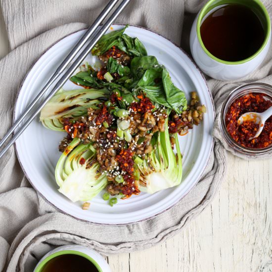 Boy Choy with Mushrooms