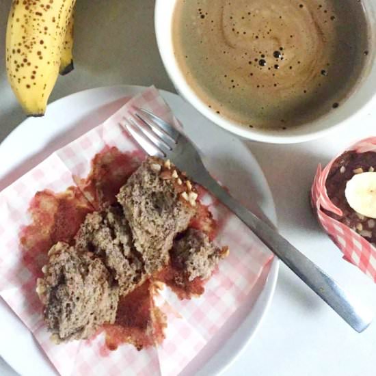 Banana Cinnamon Breakfast Muffins