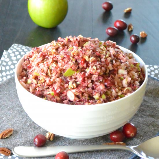 Fresh Cranberry Apple Relish