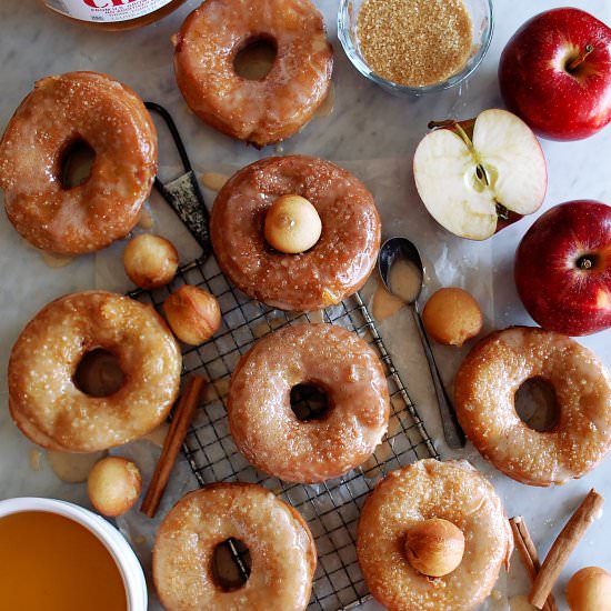 Cinnamon Apple Cider Doughnuts