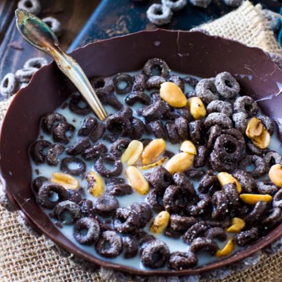 Edible Chocolate Cereal Bowl