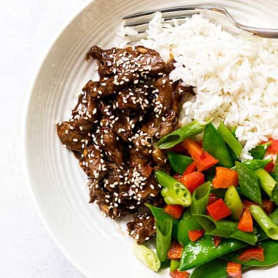 Sesame Beef Bowls