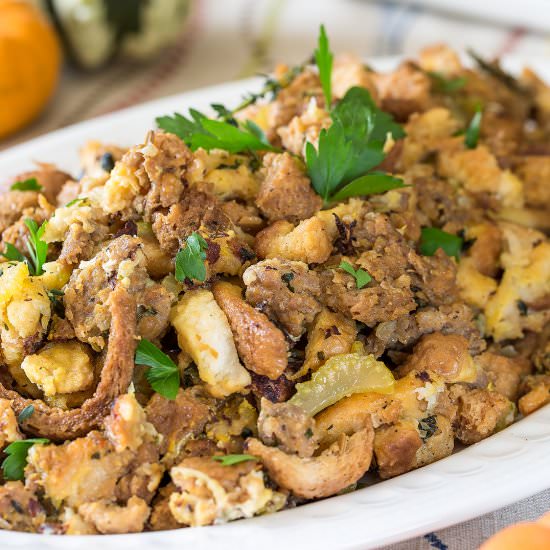 Instant Pot Sausage Stuffing