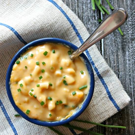 Butternut Squash Mac & Cheese Soup