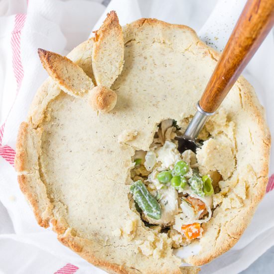 Low-Carb Mini Chicken Pot Pies