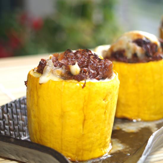 Stuffed Zucchini with Ground Beef