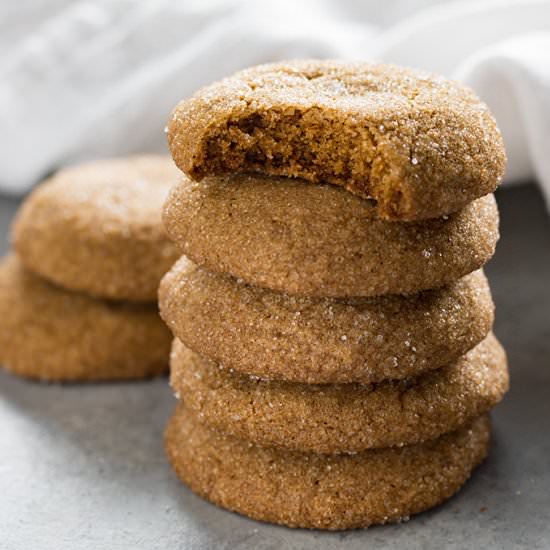 Soft Molasses Cookies