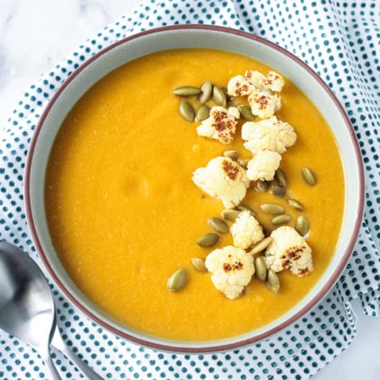 Sweet Potato Cauliflower Soup
