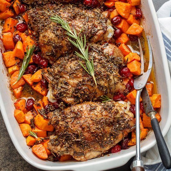 Garlic-Herb Butter Roasted Turkey