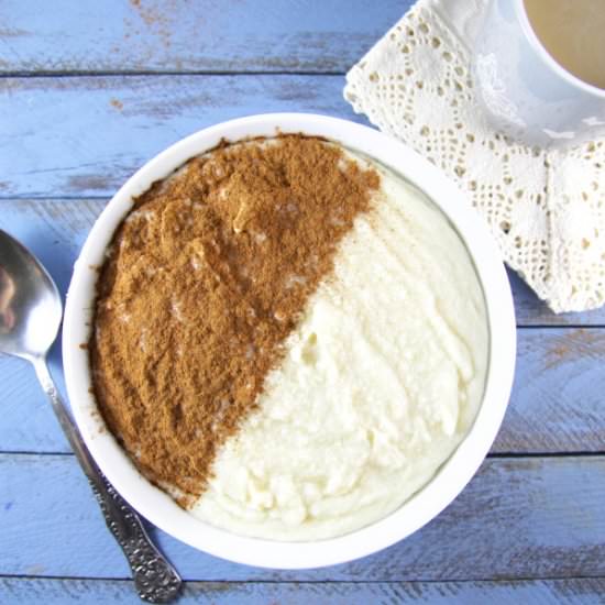 Cinnamon Rice Porridge