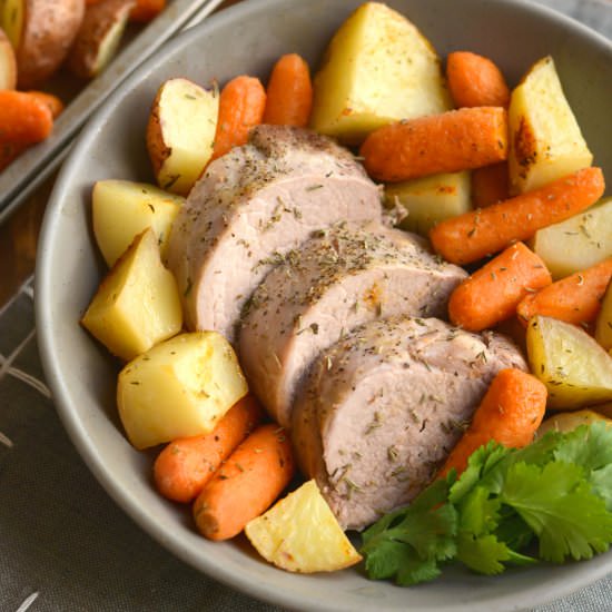 Sheet Pan Pork Tenderloin Meal Prep