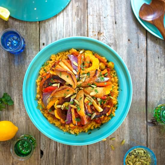 Harvest Tagine with Golden Couscous