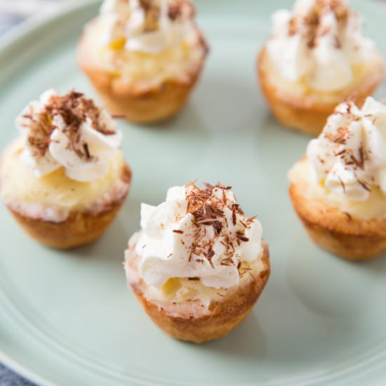 Mini Banana Cream Pies