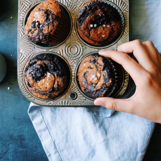 Pumpkin Chocolate Swirl Muffins
