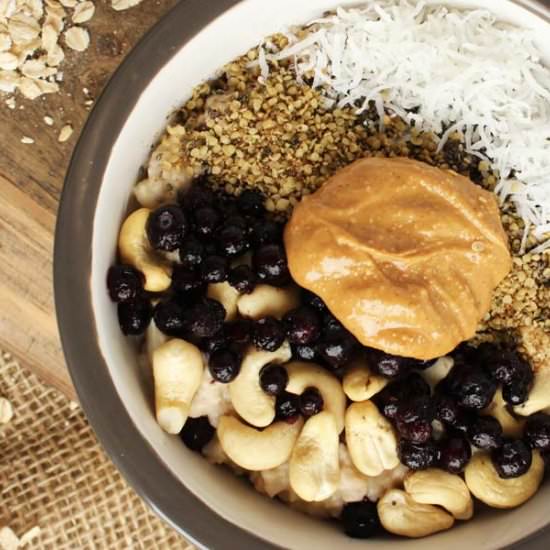 Warming Peanut Butter Oats