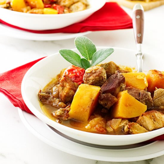 Pumpkin and Pork Stew
