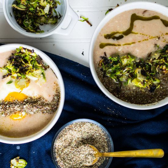 White No-Bean + Ham Soup