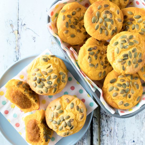 Baked Pumpkin Buns