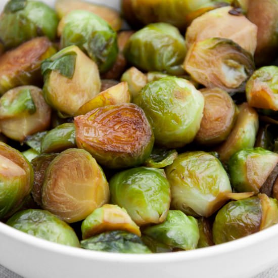 Pan-Roasted Brussels Sprouts