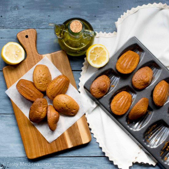 EVOO, Yogurt & Lemon Zest Madeleine
