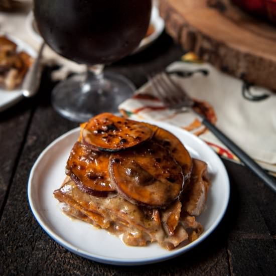 Beer and Brown Sugar Sweet Potatoes