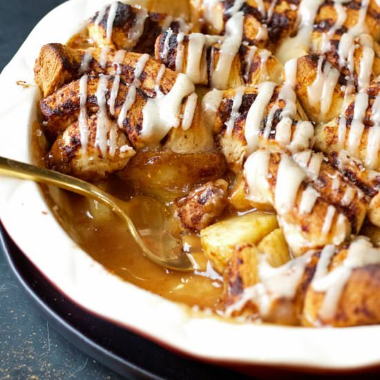 Cinnamon Bites Apple Cobbler