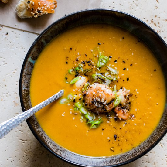 MISO SWEET POTATO SOUP