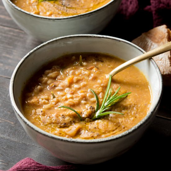 Tuscan Farro Soup