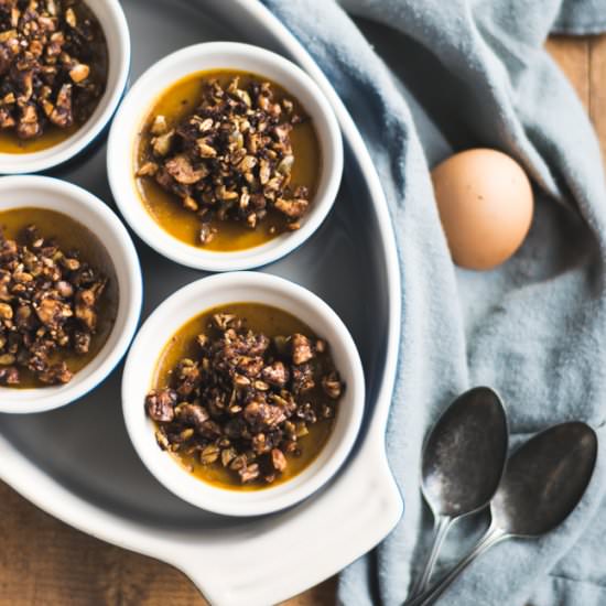 Paleo Chai-Spiced Pumpkin Custards
