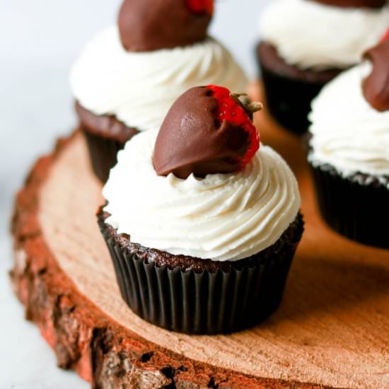 Neapolitan Cupcakes