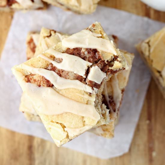 Snickerdoodle Cookie Bars