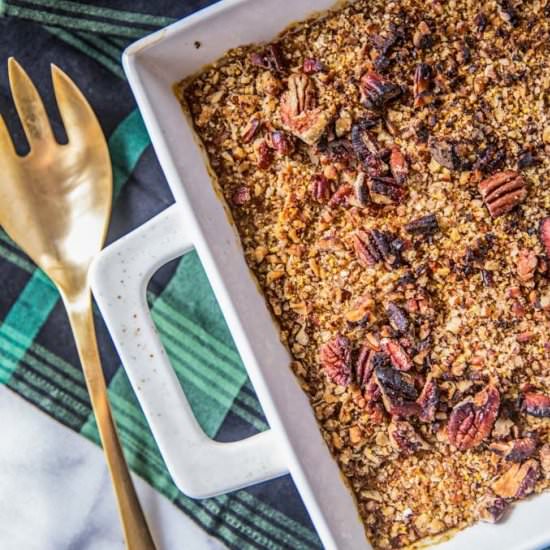 Easy Healthy Sweet Potato Casserole
