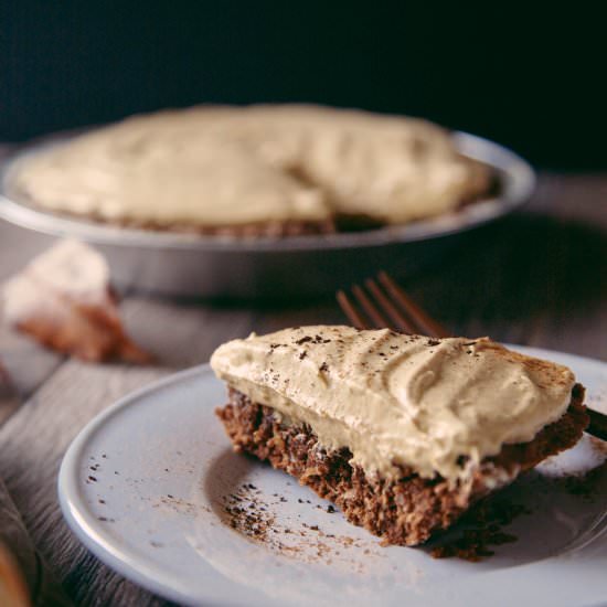 Fluffy Pumpkin Espresso Pie