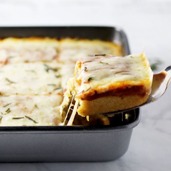 Cornbread Pizza Bake