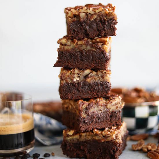 Pecan Pie Espresso Brownies