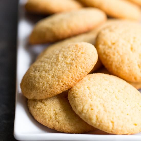 Paleo Vanilla Wafer Cookies