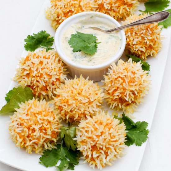 Steamed Sweet Potato Rice Balls