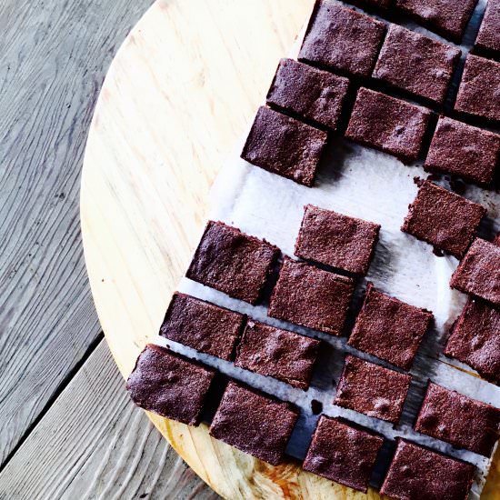 Fudgy/Chewy Cocoa Brownies