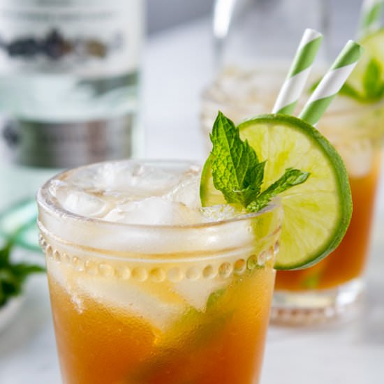 Spiced Ginger Rum Fizz