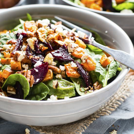 Roasted Beet Salad with Goat Cheese